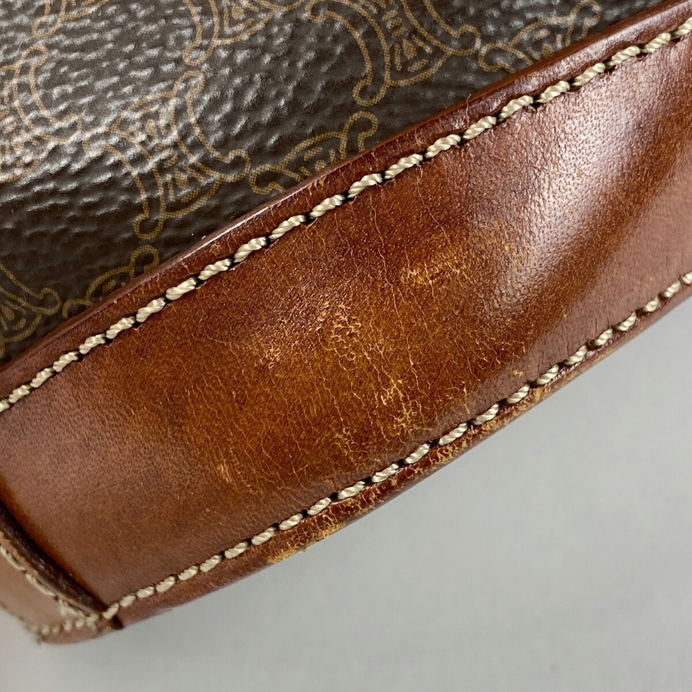 Celine Macadam Pattern Bucket Canvas Tote Shoulde… - image 3